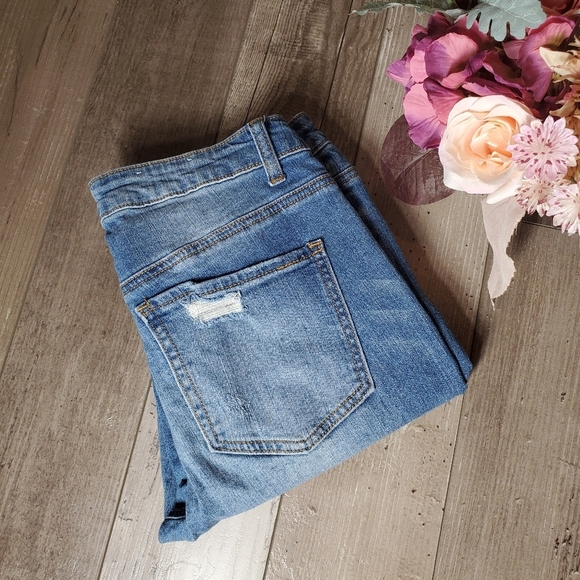 altar'd state size 26 distressed faded women's blue jeans EUC - Picture 14 of 16